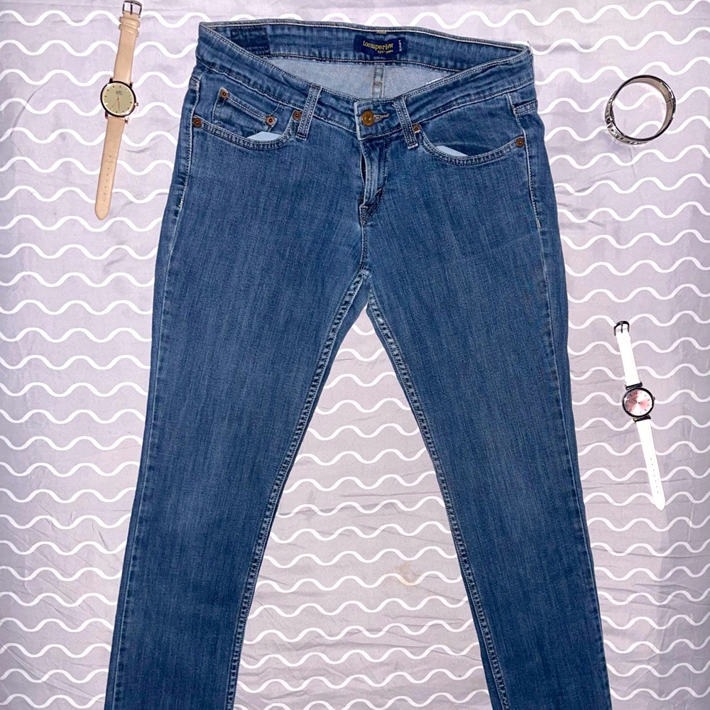 Levi's Too Super low 524 Denim Jeans